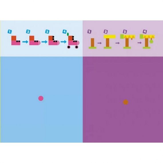 Навчальна книга "Навчалочка: Збери картинку з наклейок. Рівень 4" АРТ 19604U укр | Зображення 2