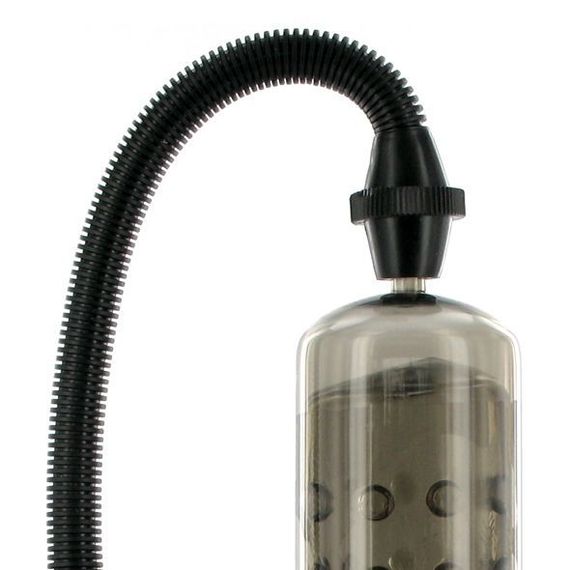 Вакуумна помпа XLsucker Penis Pump Black для члена довжиною до 18см, діаметр до 4 см | Зображення 1