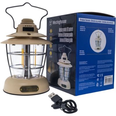 Ліхтар Westinghouse Retro 6W LED Filament WF241 Type-C з функцією Power Bank (WF241-CB) | Зображення 5