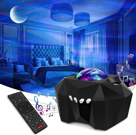 Лазерний проектор зоряне небо з Bluetooth колонкою та пультом XPRO Dream Aurora (47709-9943_340) | Зображення 5