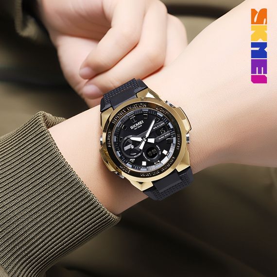 Чоловічий годинник Skmei 2105GD Gold | Зображення 2