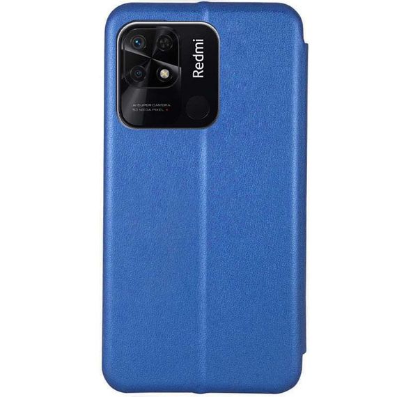 Шкіряний чохол-книжка Classy для Xiaomi Redmi 10C Синій | Зображення 1