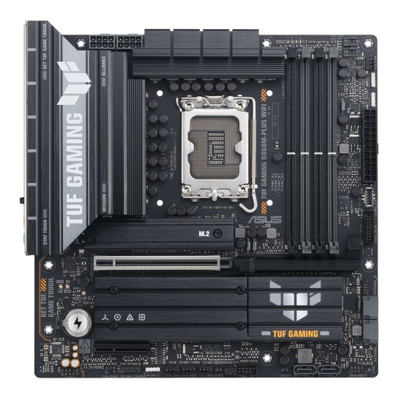 Материнcька плата ASUS TUF GAMING B860M-PLUS WIFI s1851 B860 4xDDR5 M.2 DP HDMI USB Type-C Wi-Fi BT mATX 90MB1JV0-M0EAY0