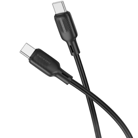 Дата кабель Borofone BX113 Lenny Type-C to Type-C 60W (1m) Black | Зображення 2