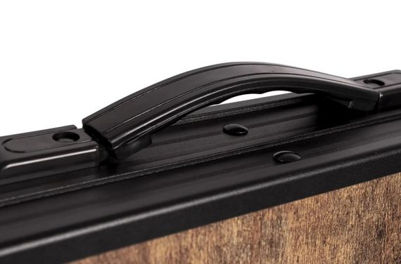 Стол Bo-Camp Melrose Oval 120x80 cm Black/Wood look (1404220) | Зображення 4