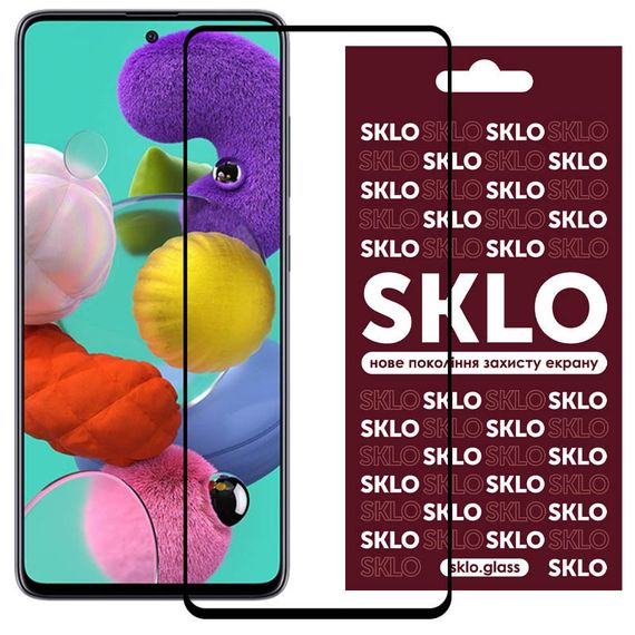 Захисне скло SKLO 3D для Samsung Galaxy A35 / A55 Чорний