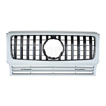 Решетка радиатора Mercedes Benz W463 15- (бело/чёрн.) GTR, AutoTechteile, 130 8876, 120 8852