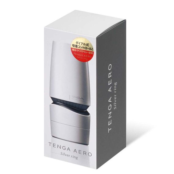 Мастурбатор Tenga - Aero Masturbator Silver, инновационная технология всасывания Sex Aura | Зображення 1