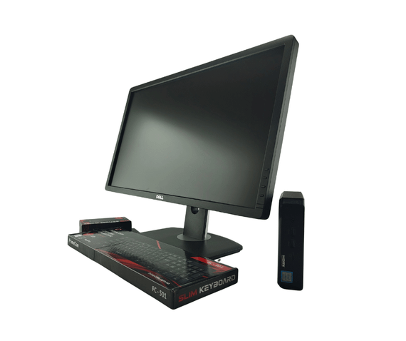 Комплект ПК: комп'ютер Asus Chromebox 3 USFF / Intel Core i7-8550U (4 (8) ядра по 1,8 - 4,0 ГГц) / 8 ГБ DDR4 / 240 ГБ SSD / Intel UHD Graphics 620 + Монітор 24" (1920x1080) TN  б/в | Зображення 1