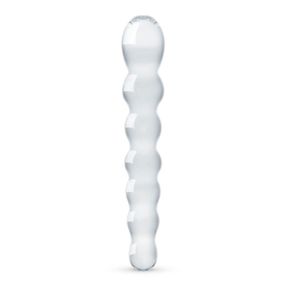 Скляний ділдо у вигляді намистин Gildo Glass Dildo No. 19