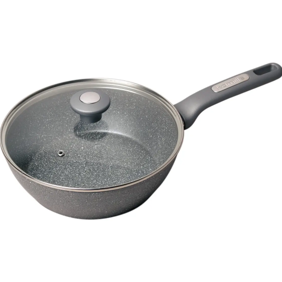 Сковорідка-сотейник d24см з кришкою алюміній а/п Granite 4275GR KAMILLE | Зображення 3