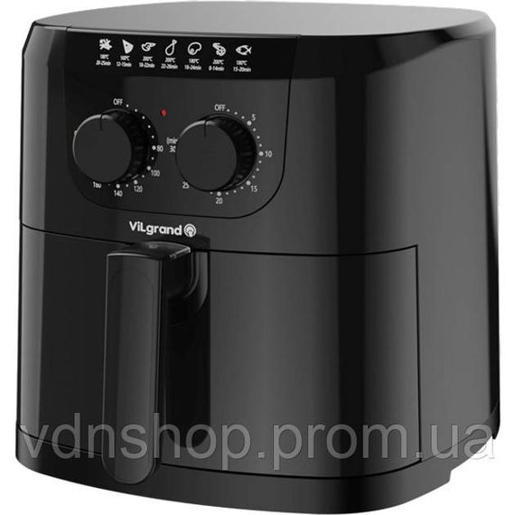 Фритюрниці електрична ViLgrand, Фритюрниця професійна, Повітряна фритюрниця для закусок без масла KQ-98 | Зображення 9