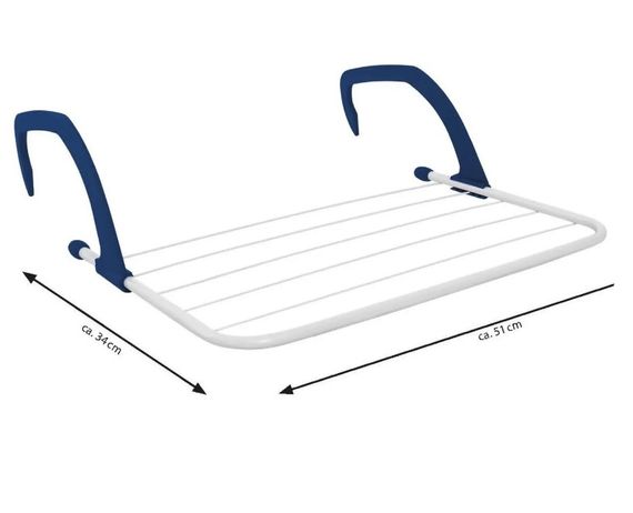 Сушарка для білизни навісна Casa Si Hot White (CS92723H15) (DAS302375) | Зображення 1