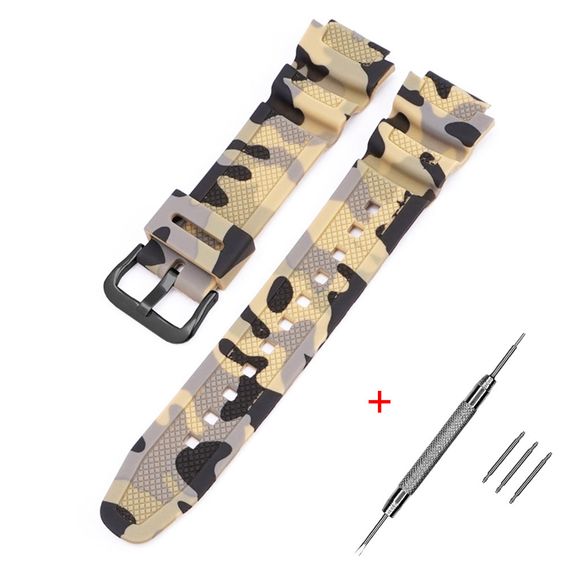 Ремінець для Casio G-Shock AQ-S800/AE-1200 Camo Beige BK