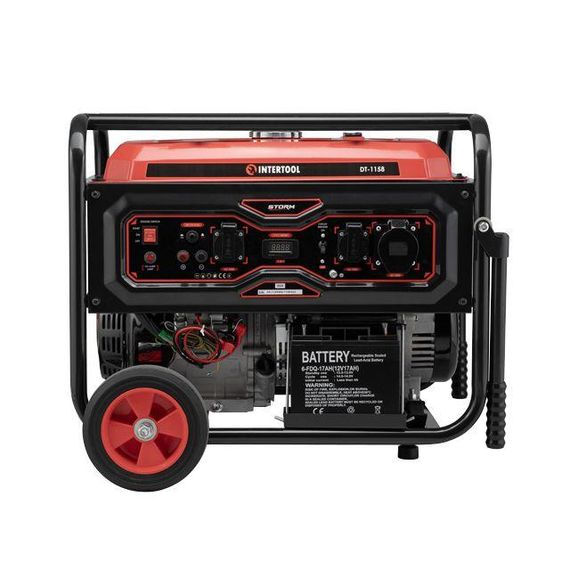 Генератор бензиновий/газовий 5/5,5 кВт, STORM INTERTOOL DT-1158 | Зображення 4