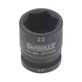 Головка торцева ударна DeWalt IMPACT 1/2" 22 мм (DT7540)