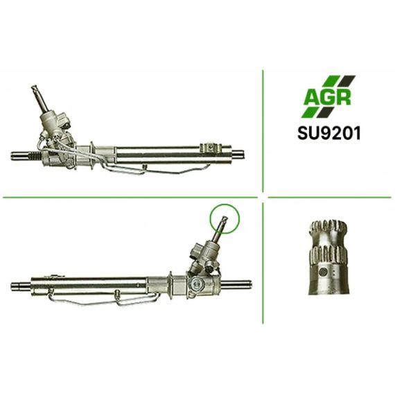 Рулевая рейка с ГУР новая SUBARU IMPREZA 95-00, LEGACY 98-03, FORESTER (SF) 98-02