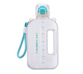Пляшка для води із BPA-free пластику 750 мл. Біла