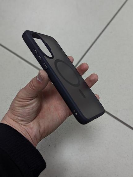 Чехол Xiaomi Poco F7 BQ MagSafe Противоударный Матовый Черный | Зображення 1