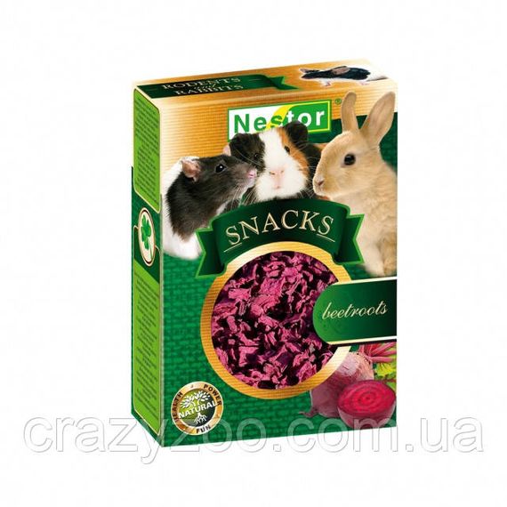 Ласощі для гризунів NESTOR Snacks Gryzon Buraki з буряком 40 г 2268/OSBU