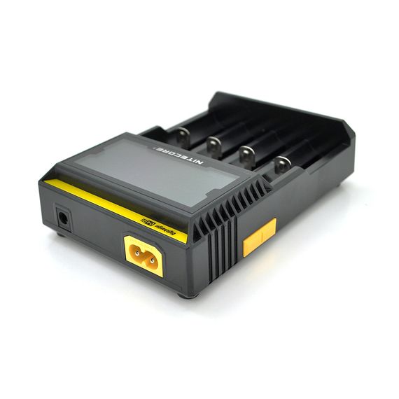 Зарядний пристрій універсальний Nitecore Digicharger D4, 4 канали, LCD дисплей, підтримує Li-ion, Ni-MH та Ni-Cd AA (R6), ААA