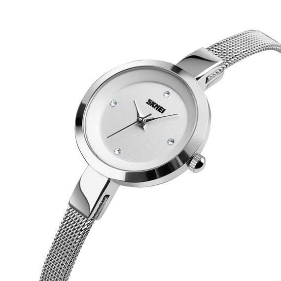 Жіночий годинник Skmei 1390SI Silver | Зображення 1