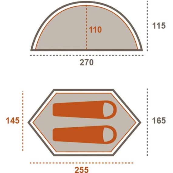 Намет Grand Canyon Cardova 1 Capulet Olive (330025) (DAS301589) | Зображення 8