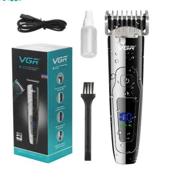 Машинка для стрижки VGR V-072 • Акумуляторна машинка VGR V-072 для стрижки волосся та догляду за бородою з професійним дизайном | Зображення 1