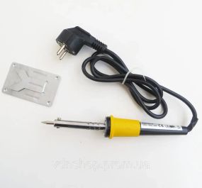 Паяльник електричний для з'єднання металевих деталей, 40 Вт, жовтий