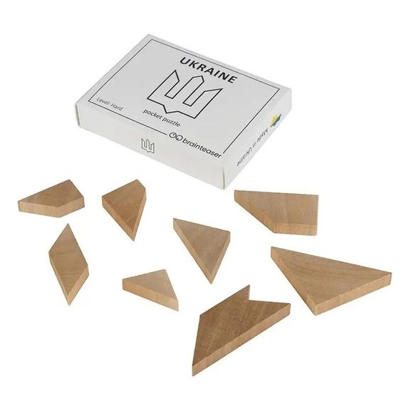 Набір дерев'яних головоломок "Wooden mini puzzle set #2" set2en 6 штук | Зображення 6