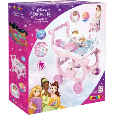 Игровой набор Smoby Тележка Дисней Принцессы со съемным подносом с сервизом 17 аксессуаров (312502) | Зображення 8