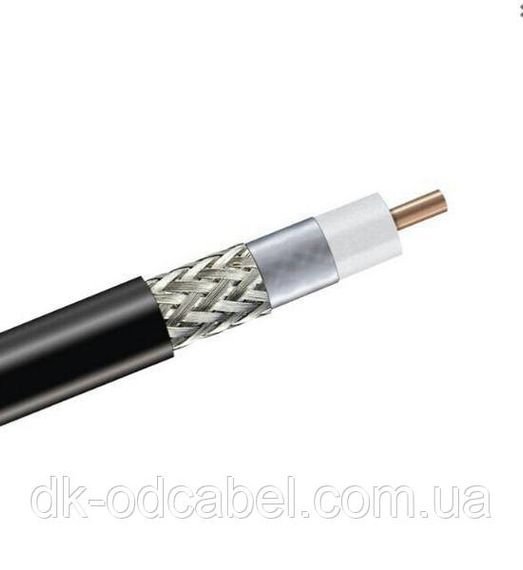 Кабель коаксіальний F690 BV Cu black Одескабель