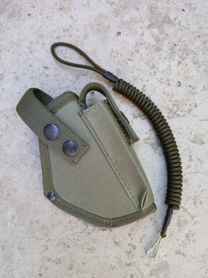 Кобура для ПМ Макарова поясна + шнур страхувальний петля з чохлом сумка під магазин Oxford Олива 982 MAS MAS