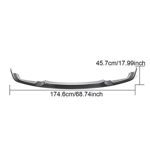 Накладка на передній бампер Карбон V7 (для F87) для BMW 2 серія F22/23 2014-2021 рр | Зображення 8
