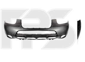 Передний бампер Hyundai Santa Fe 06-10 CM черный (FPS) 865112B020