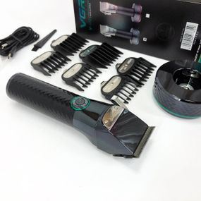 Профессиональный триммер с насадками, Аккумуляторная машинка для стрижки волос с насадками LD-16