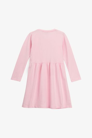 Сукня однотонна для дівчинки Aura Style 726-1 104 см Рожевий shop (2000990944498) | Зображення 3