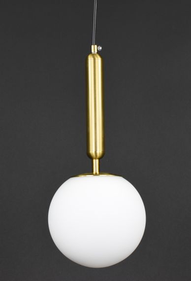 Люстра підвісна на 1 лампочку 27778 Латунь 40-180х15х15 см. | Зображення 1