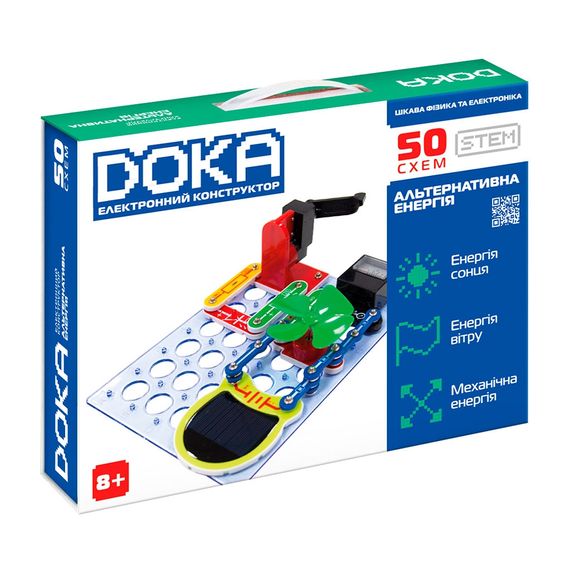 Конструктор DOKA електронний Альтернативна енергія (50 схем) (D70711) | Зображення 5