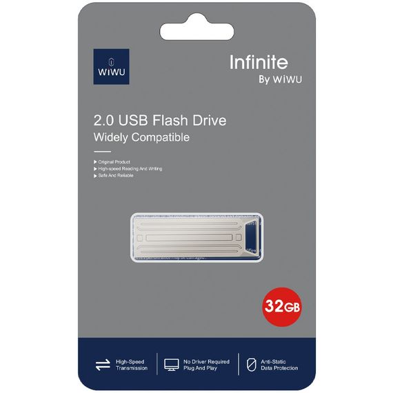 Флеш-драйв USB 2.0 Flash Drive WIWU Wi-FD002 Infinite 3 in 1 32GB | Зображення 2