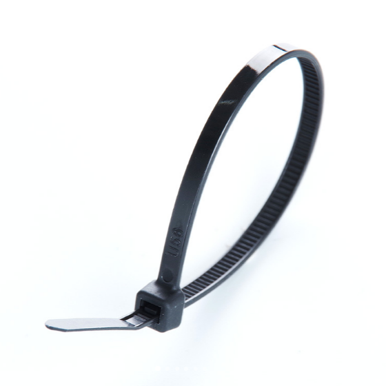 Хомут пластиковий 3,6*300мм чорний 100шт/уп APRO