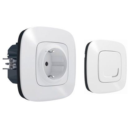 Valena Allure with NETATMO. Набор упр. эл.приборами (smart-розетка + smart-выкл.).Белый (752554) | Зображення 1