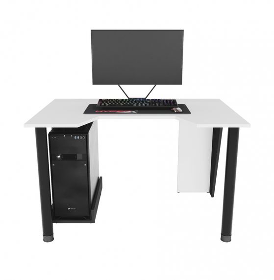 Стол геймерский ZEUS GAMER-1 белыйчерный | Зображення 2