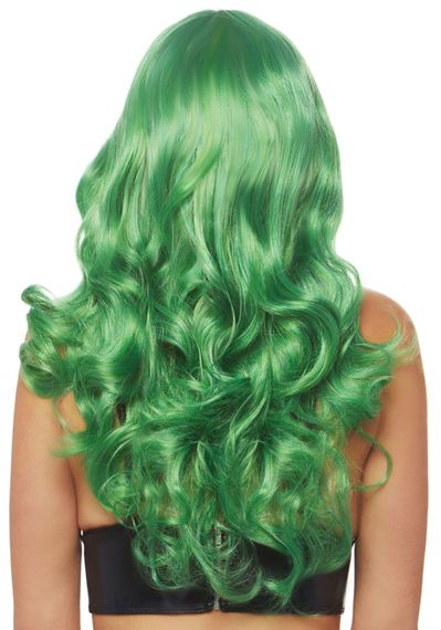 Хвиляста перука Leg Avenue Misfit Long Wavy Wig Green, довга, реалістичний вигляд, 61 см | Зображення 1