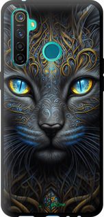 Чохол на Realme 5 Pro Кішка "5548b-1861-2448"