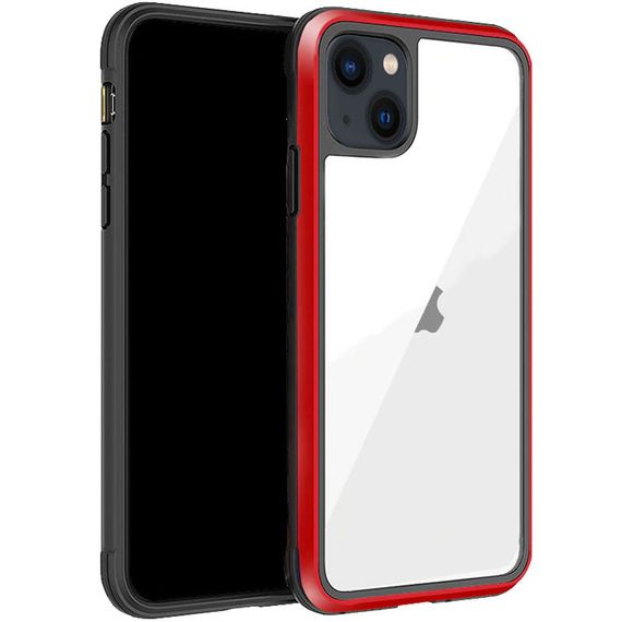 Чохол PC + TPU + Metal K-DOO Ares для Apple iPhone 13 (6.1") TPU+PC, Червоний