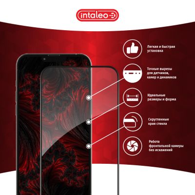 Стекло защитное Intaleo Full Glue ESD Apple iPhone 13 Pro Max Black (1283126523953) | Зображення 1