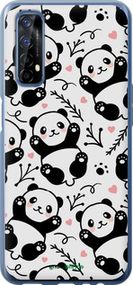 Чохол на Realme 7 Панди "4318u-2081-2448"