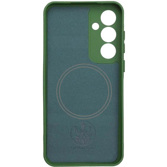 Чохол Silicone Cover Lakshmi Full Camera (AA) with Magnetic Fit для Xiaomi Redmi 15 (EU) Зелений / Dark green | Зображення 1