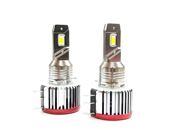 Комплект світлодіодних ламп R20 H15 1000W Canbus 6000K 18000Lm 12/24V